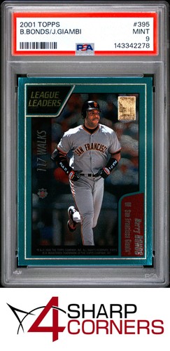 2001 TOPPS #395 BARRY BONDS GIANTS PSA 9