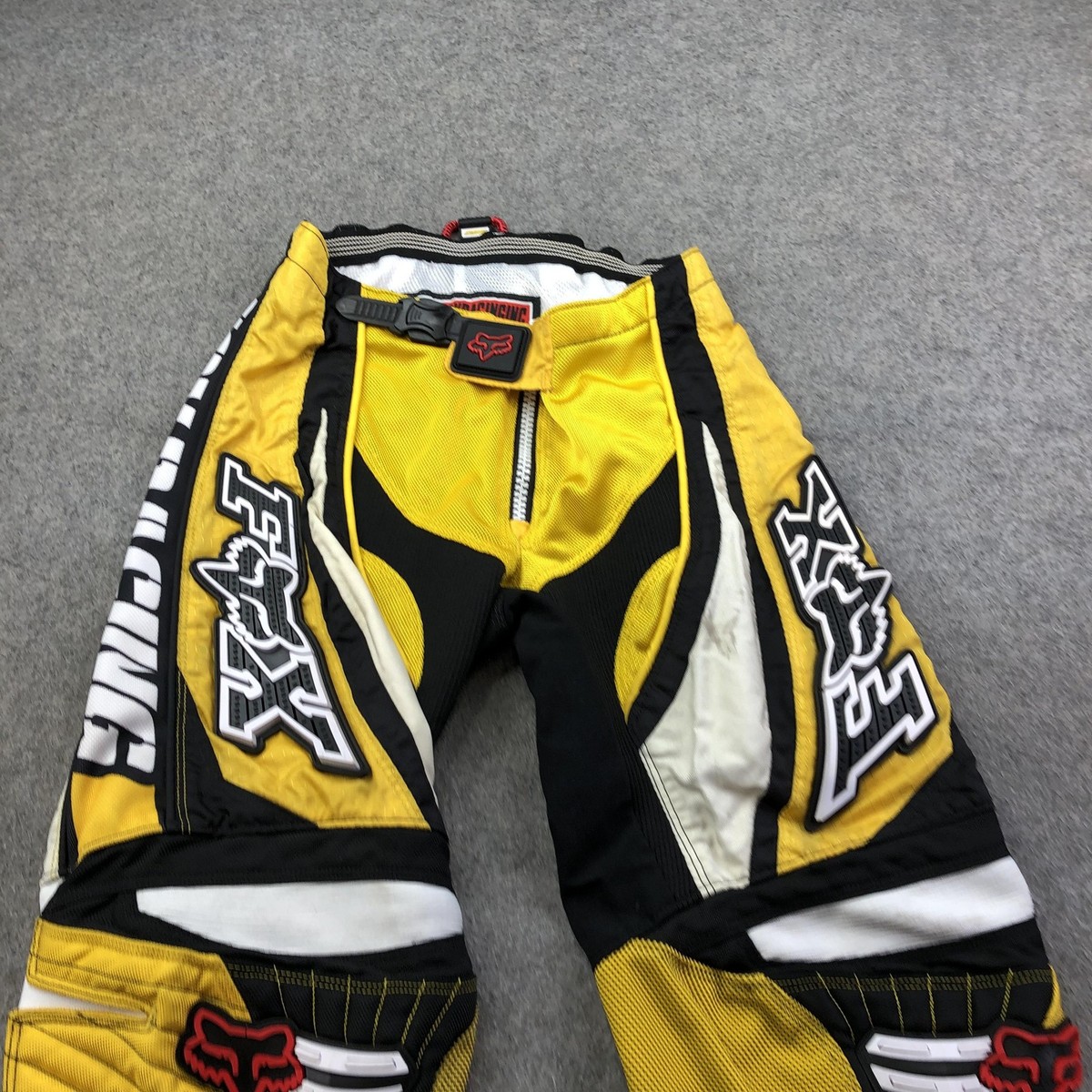 Fox Racing Pants Mens Small 30 Yellow 360 Motocross MX Off Road 