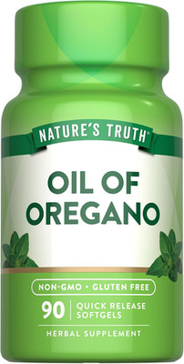 Nature'S Truth Oregano Oil Softgels | 90  | Contains Carvacrol | Non-Gmo & Glute
