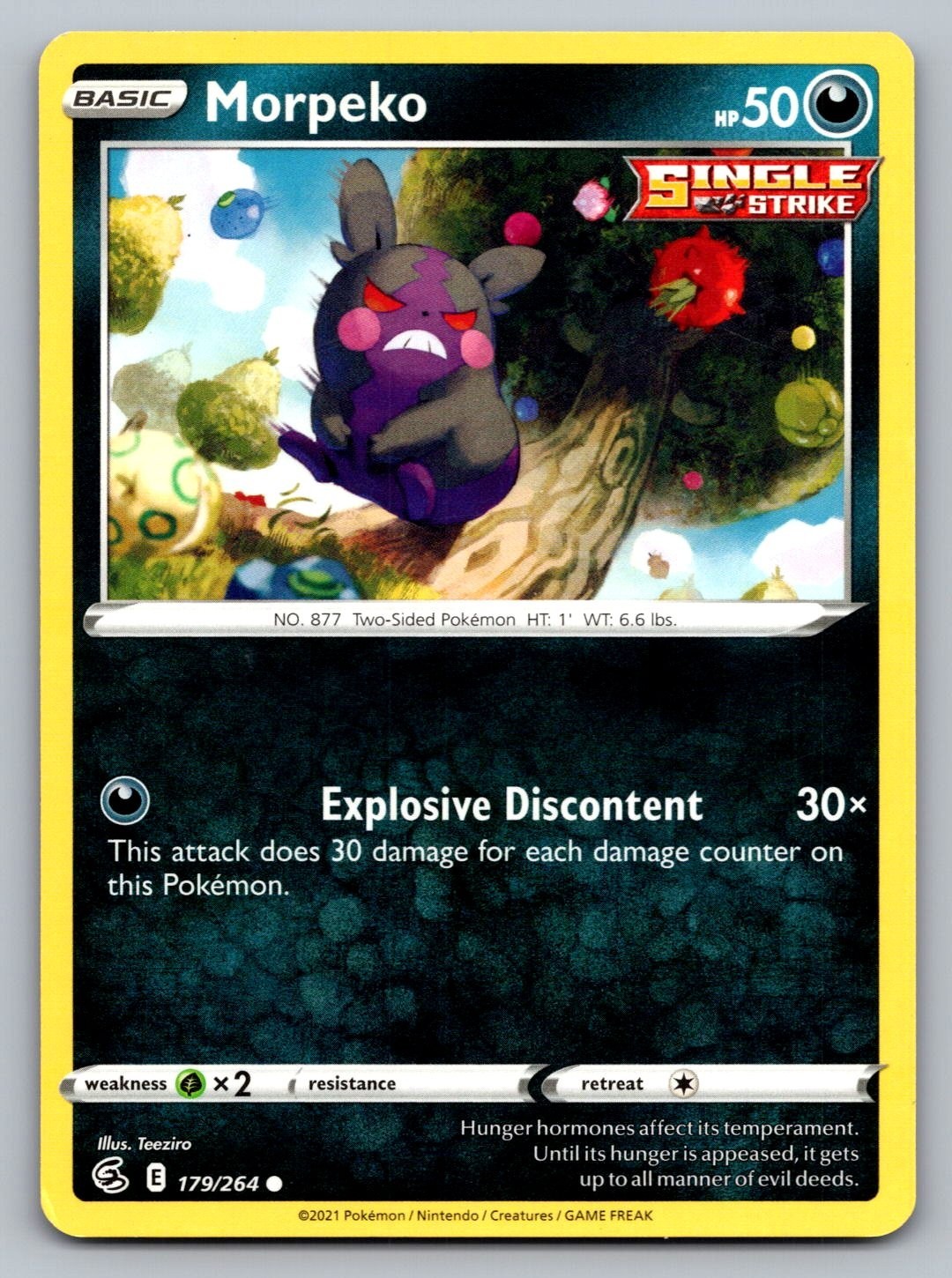 Pokemon TCG Fusion Strike Morpeko #179