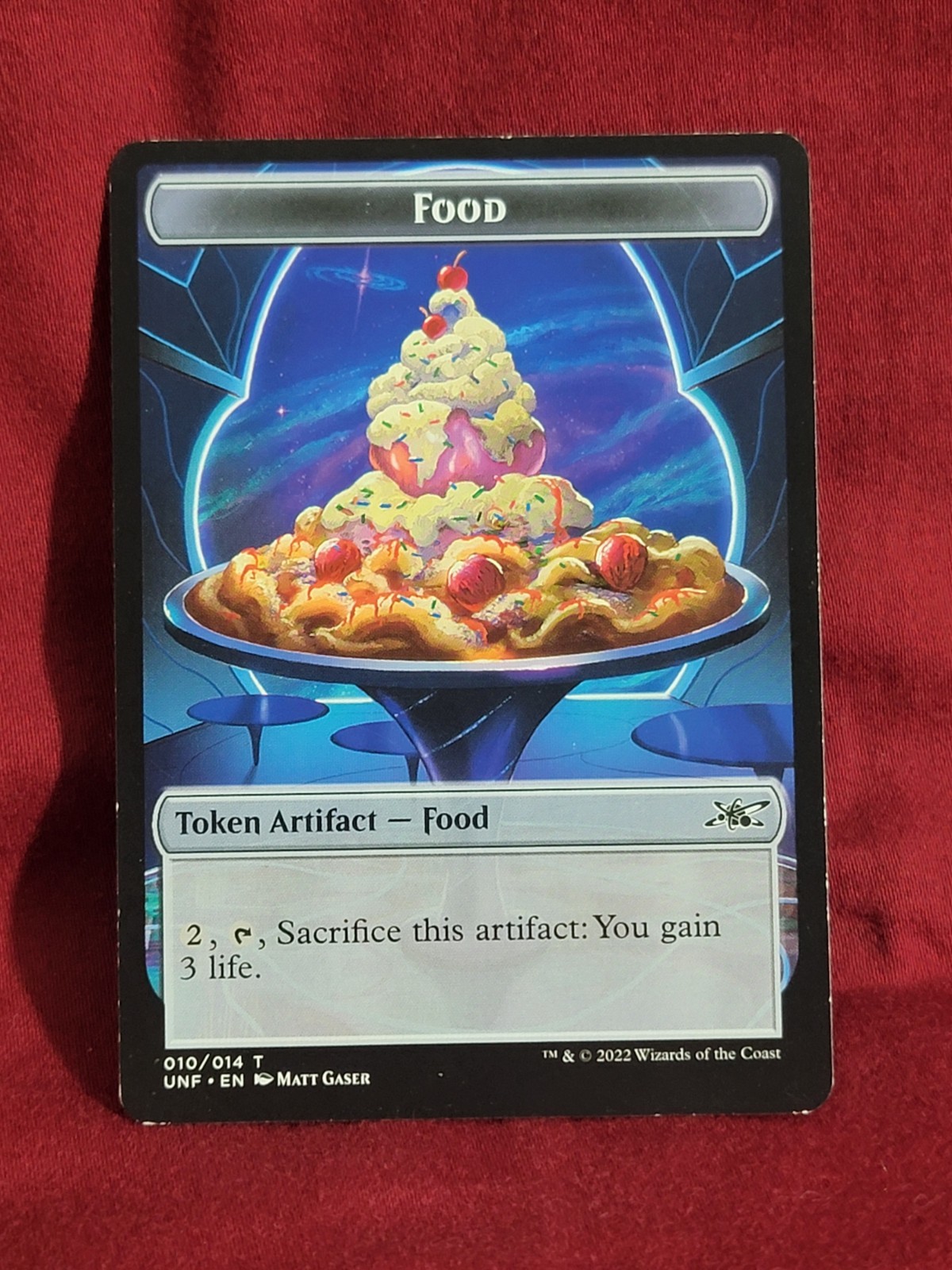 Food Token Artifact (010/014) Unfinity UNF MTG Magic The Gathering