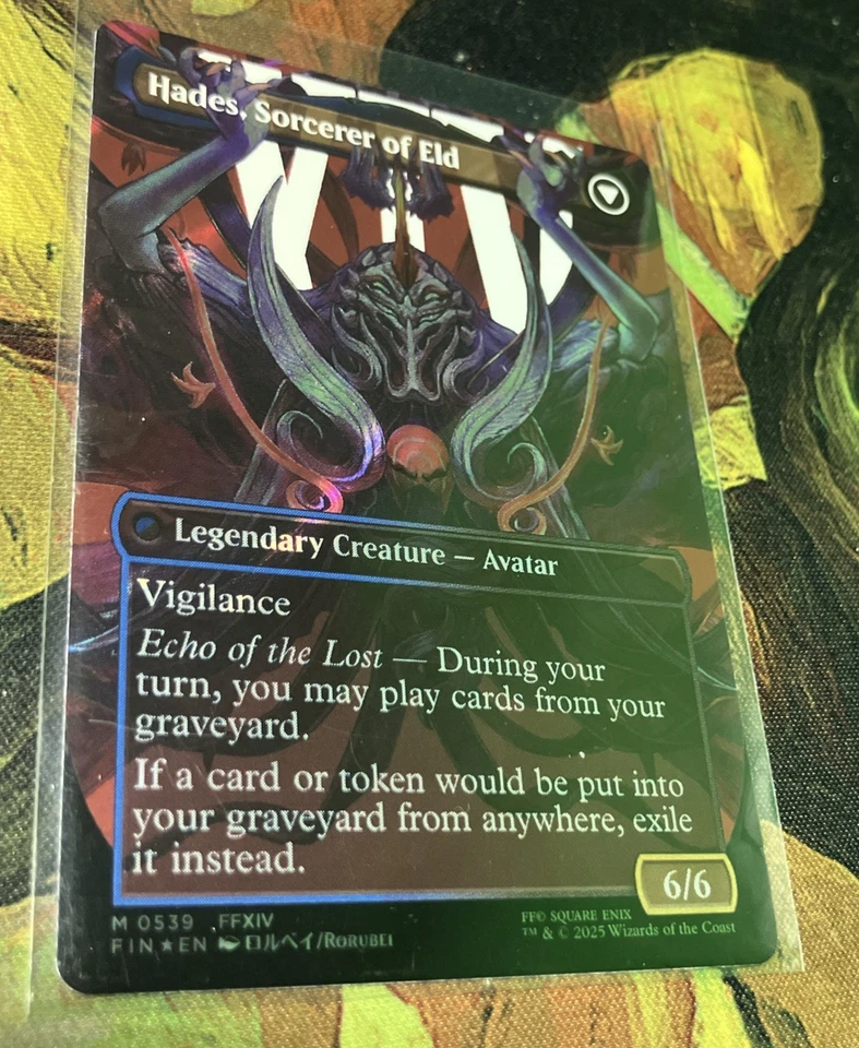 Emet-Selch Unsundered 539 SURGE FOIL Borderless Final Fantasy MTG Card NM - Image 2 of 4