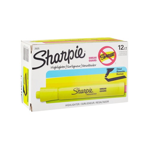 Sharpie Tank Highlighter Chisel Yellow (25025) - Picture 4 of 4