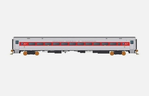 Entrenador de cercanías Rapido escala N Comet Connecticut DOT CDOT (plateado, rojo) 528036 | Zustand: New