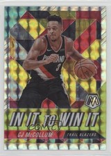 2019-20 Panini Mosaic In It to Win It CJ McCollum #11 4l3