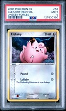 2005 POKEMON EX UNSEEN FORCES #53 CLEFAIRY-REVERSE FOIL PSA 9 on eBay