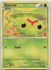 Caterpie 57/123 Common HeartGold & SoulSilver Pokemon LP-NM on eBay