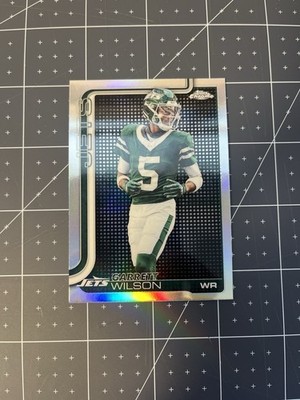 2025 Topps Chrome Football Garrett Wilson Lightboard Logo SSP #235 NY Jets READ*