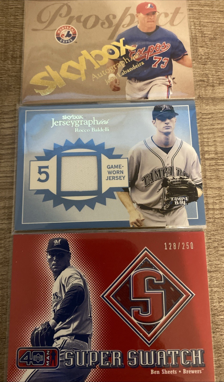 baseball serial numbered lot