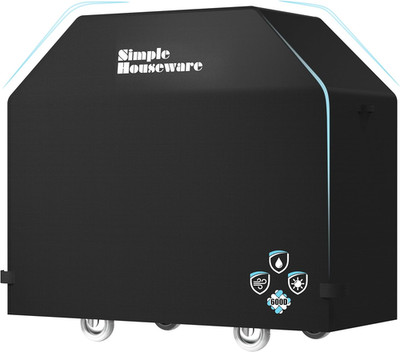Simple Houseware 58 In. Heavy-Duty BBQ Gas Grill Cover, 600D Polyester Waterproo