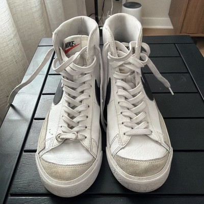 Nike Blazer Mid 77 Vintage White Black - size 7Y (7 men s, 8.5 women s)