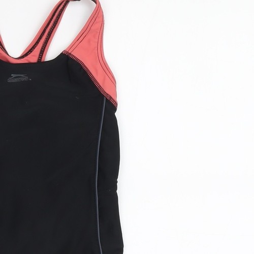 Slazenger Mädchen schwarz Einteiler Bademode 9-10 Jahre sportlich - Bild 6 von 12
