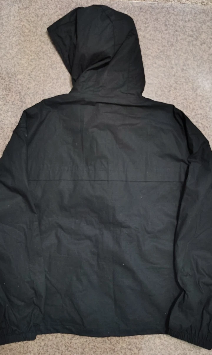 $200 NWT XXL Daily Paper Ripstop Cargo Track Jacket Mens Black Oyster Gorpcore - product detail image 4