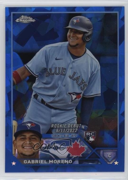 2023 Topps Chrome Update Sapphire Rookie Debut Gabriel Moreno #USCS181 08bp