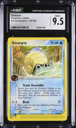 Omanyte graded CGC 9.5 for sale on eBay