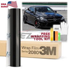 Genuine 3m 2080 Series G12 Gloss Black Vinyl Wrap Vehicle Film Decal Bubble Free