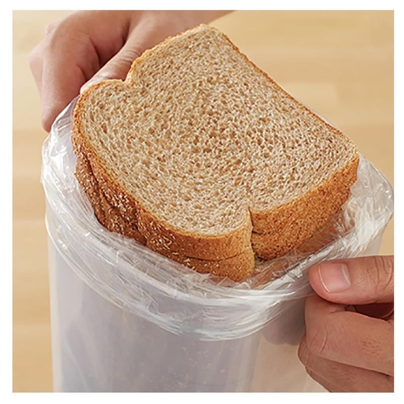 Bread Storage Keeper Plastic Container Durable Freshness Solution Clear Lid New