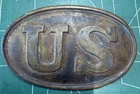 3 US Civil War Union Army Vintage Belt Buckle Brass *READ* Free shipping