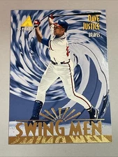 Dave Justice 1995 Pinnacle Swing Men Braves #285  *N296*