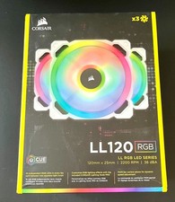 Corsair LL CO-9050092-WW LL120 RGB 120mm Podwójna pętla świetlna LED Wentylator obudowy - 3-pak