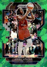 2022 Panini Prizm WNBA #129 Ariel Atkins Green Ice