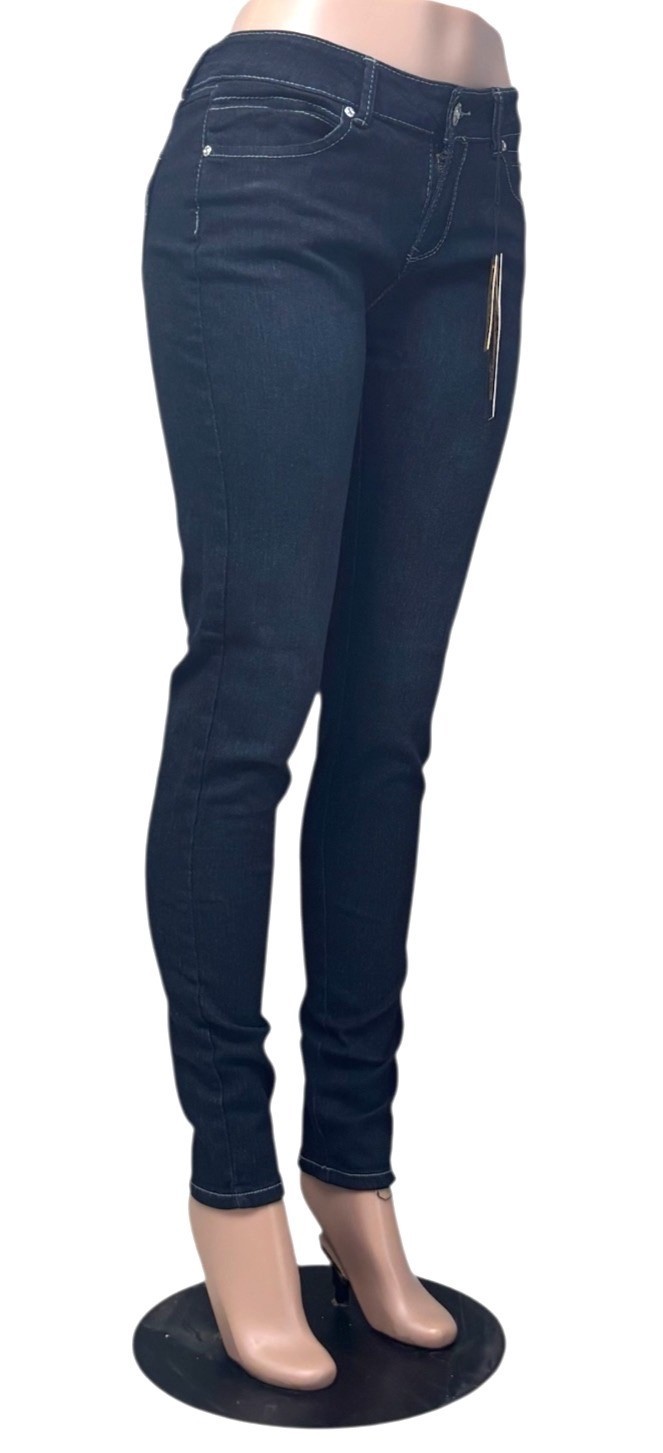 Women&rsquo;s Dark Wash Stretch Skinny Jeans (jeggings), Sz. 8