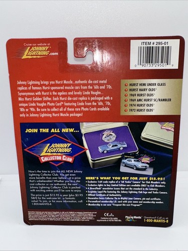 Johnny Lightning Muscle Linda Vaughn Miss Hurst Golden Shifter 1974 ...