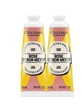 2 X L'occitane ROSE CITRON MEYER The Citrus Road Hand Cream 1.oz/ 30 ML each New
