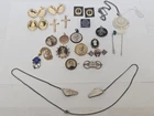 Antique Vintage Locket Fob For Pocket Watch Chain Brooches Pendants Seal Jewelry