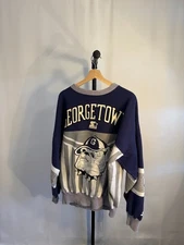 Vintage Georgetown Hoyas Starter AOP Sweatshirt XL