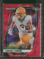 2025 Panini Prizm Draft Picks #99 Terrance Ferguson Prizms Red Ice