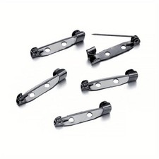 5/10/20pcs 15-4mm Brooch Bar Backs Safety Pins Badge Fastener for Jewelry Making