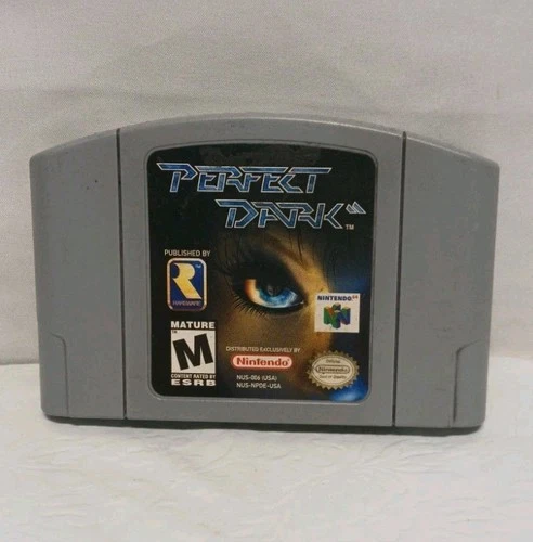 Perfect Dark Nintendo 64 game Year 2000  Untested