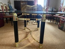 Esstisch , Glastisch 1 Stück  + 10 Stühle