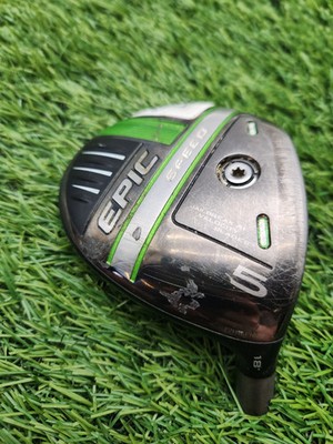 2021 CALLAWAY EPIC SPEED 5 WOOD 18* CLUBHEAD ONLY +HC GOOD