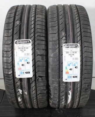 2 x 255/45R20 101W Sommerreifen Continental Sport Contact 5 AO 2020