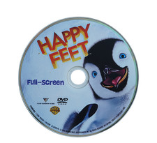 Happy Feet DVD 2006 Full-Screen George Miller Elijah Wood Disc Only
