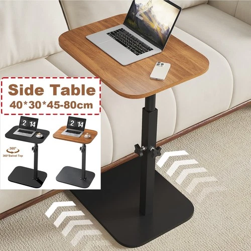 Beistelltisch C-Form Couchtisch Laptoptisch Sofatisch Kaffeetisch 45-80 cm Tisch - Bild 1 von 45