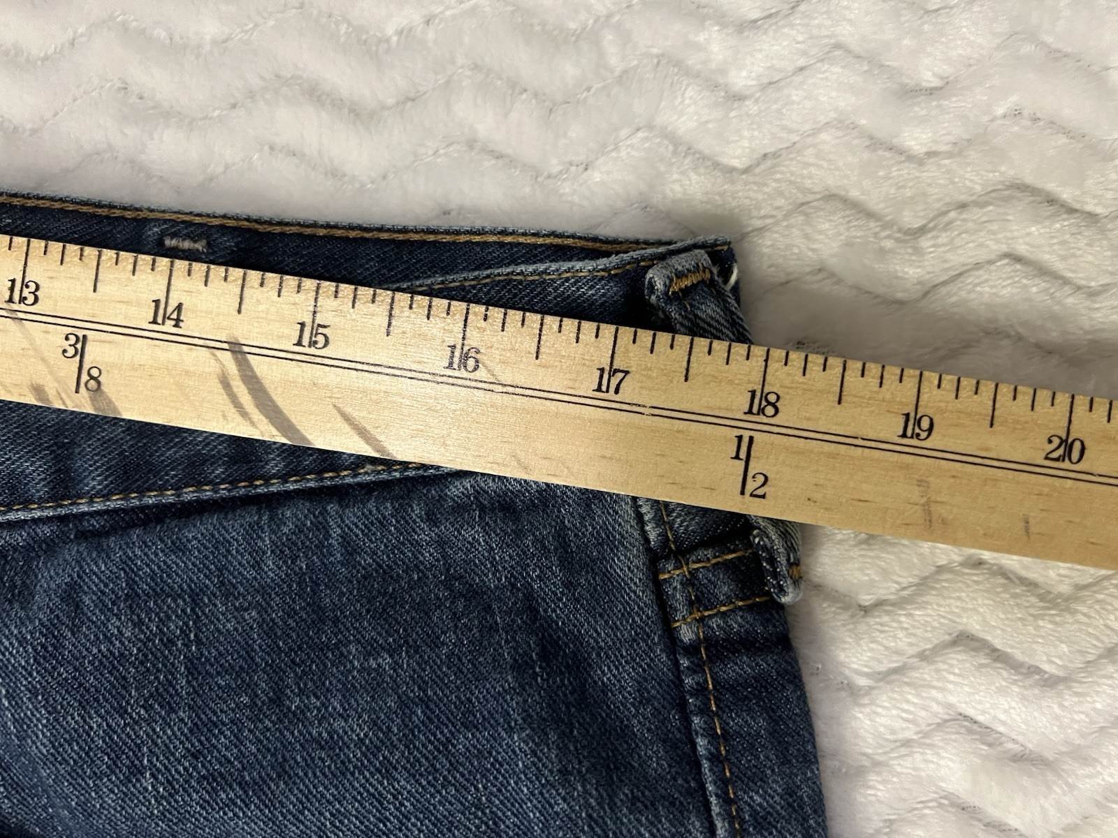 Lee Men's Relaxed Fit Jeans Size 36x34 Blue Denim Zip-Up Button Closure thumbnail 6