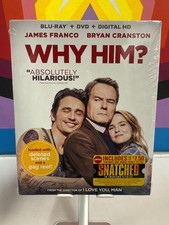 Why Him Blu Ray + DVD + Digital HD NEW w/slipcover Franco Cranston