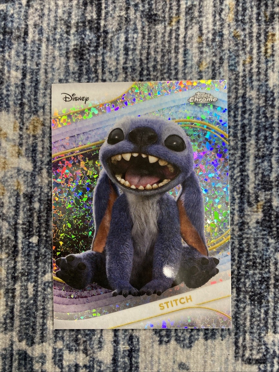 2025 Topps Chrome Disney Stitch Mini Diamond Refractor Mega Box