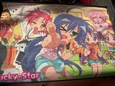 Rare Lucky Star B2 Tapestry Kadokawa 42  X 30...