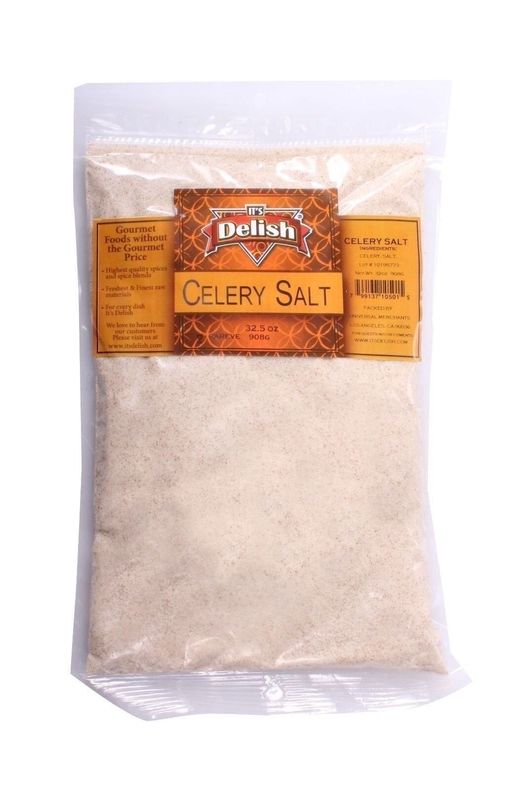 Gourmet Celery Salt by Its Delish, 1 Lb Bulk