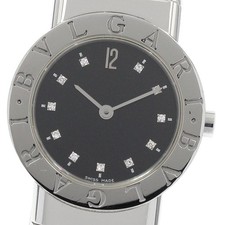 Orologio da donna BVLGARI BVLGARIBVLGARI 11P BB262TS Tubogas quadrante nero quarzo_930885