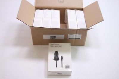 6X Verizon Apple Vehicle Charger 9ft Fast Charging (VPC24LGHT-M2) Black