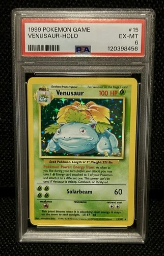 1999 Venusaur Holo - 15/102 - ENG - PSA 6 Pokemon Base Set