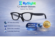 RySight S3 Smart Glasses 4K Video Recording Bluetooth Sony IMX219 Sensor