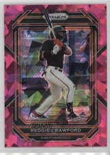 2023 Panini Prizm Pink Ice Prizm Reggie Crawford #174 1e19
