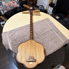 VINTAGE 36 CHINESE QINQIN WOODEN 3-STRING INSTRUMENT