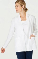 J.Jill  XL  NEW Excellent Pure Jill Linen Open-Front Jacket  NWT 109